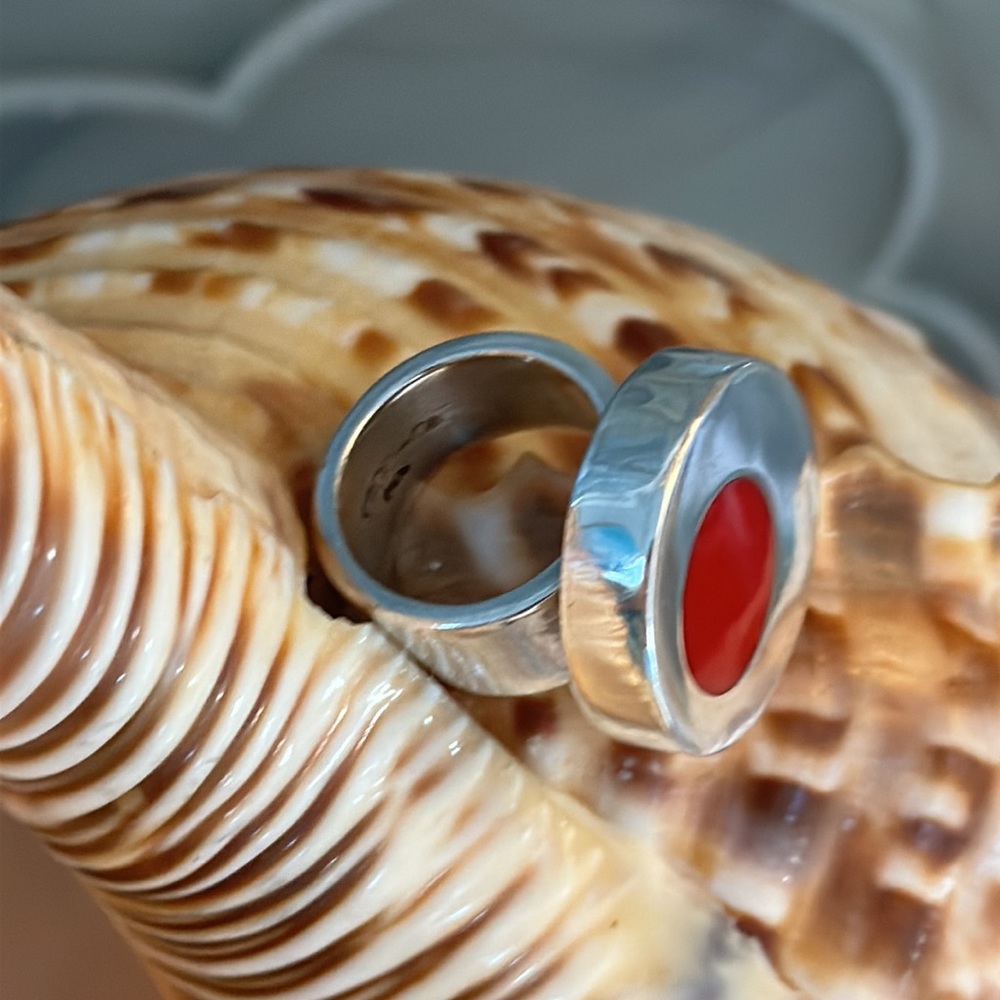 Sterling Silver Circle Ring - image 1